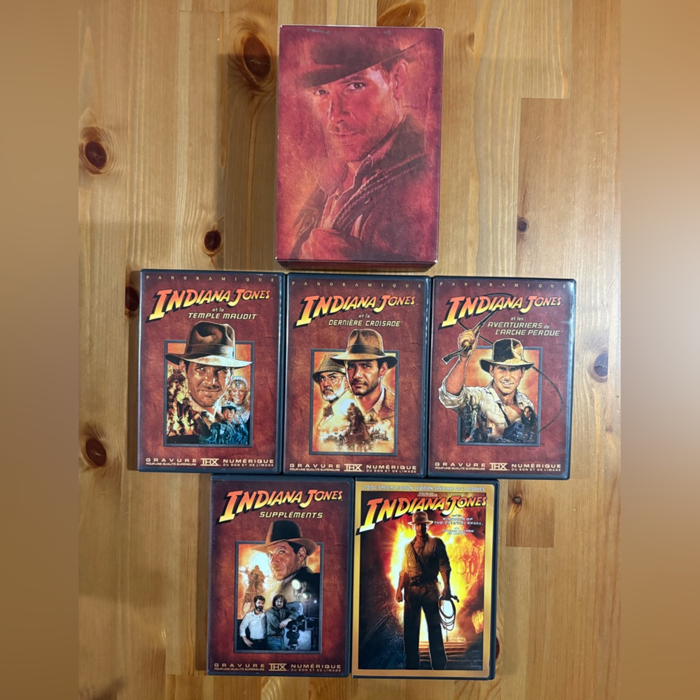 Indiana Jones four films DVD set